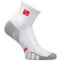 Vitalsox Vitalsox VT 0710 Mountain Bike Quarter Running Socks; White-Silver - Medium VT0710_W-SIL_MD